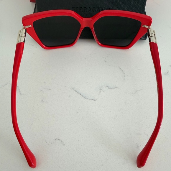 Salvatore Ferragamo Red Sunglasses - Picture 2 of 5